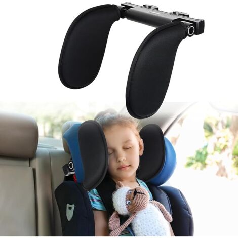 Repose Tete Voiture, Appuie Tete Voiture, Cale Tete Enfant Voiture, Soutien Tete Enfant Voiture, Cale-têtes avec mousse à mémoire de forme douce pour Enfants et Adultes, pour Dormir en Voiture Voyage