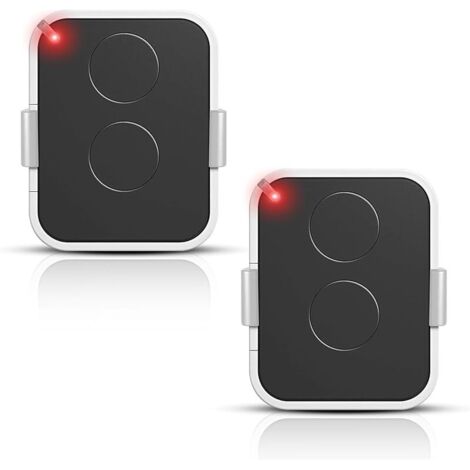 2PCS 433,92 MHz Télécommandes de Portail, Compatible Nice Era ONE2/ON2E/ON4E/ON1E, 2 Canaux Télécommande Porte de Garage,Rolling Code (1/5)