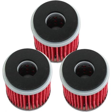 Lot de 3 filtres à huile pour WR 250, YBR 250, X-Max 125 YFM 250, YFZ 450, YZ 250, YZF 125 R Remplace HF140 (1/5)