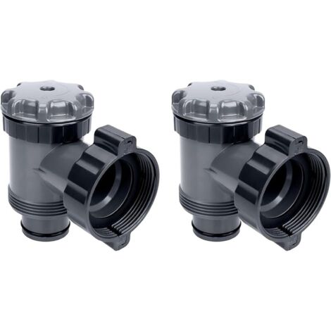 pour Entrée/Sortie pour Compatible avec Coleman,Intex, Bestway,pour Tuyau de 38mm Pouces,Pompe de Filtre de Piscine Hors Sol,Pièces de Rechange de Pompe de Piscine (2 Pièces) (1/5)