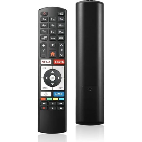 Télécommande universelle de rechange pour Telefunken RC4318/RC4318P avec boutons YouTube et Netflix, compatible avec les téléviseurs Telefunken, Finlux, Vestel, Edenwood 4K Ultra HD (1/5)