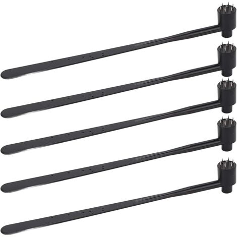 Marteau Fleur de Prunier, 5PCS 7 Broches Marteau Cutané d'Aiguille d'Étoile Acier Inoxydable, pour la Beauté et l'Usage à la Maison (1/5)