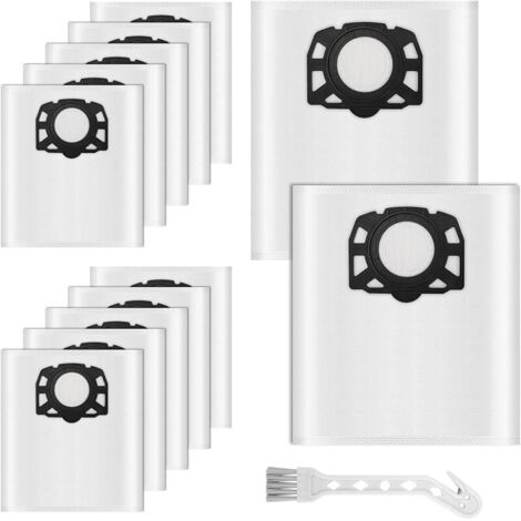 Lot de 12 filtres pour aspirateur Kärcher WD4 WD5 WD6 WD5 P WD6 P MV4 MV5 MV6 Remplace 2.863-006.0 - Pour aspirateur eau et poussière Kärcher (1/5)