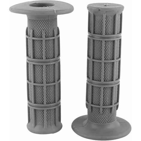 Poignées de Guidon de Moto en Silicone de qualité supérieure antidérapantes, Confortables et durables, poignées universelles de 7/8 Pouces pour la Plupart des vélos et Motos Noir (1/5)