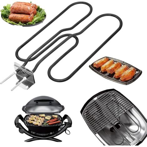 éLément Chauffant Rechange Pour Weber Barbecues éLectriques Q140 Et Q1400 Séries 66631 80342 80343 65620 éLément Chauffant En Acier Inoxydable Résistance De 230V 2200W (1/5)