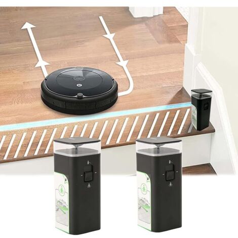 Barrière Murale de Robot Barrière Murale de Navigation Virtuelle à Double Modèle 2 pièces Barrières murales virtuelle pour Room-Ba 500 600 700 800 900 série E série I (1/5)