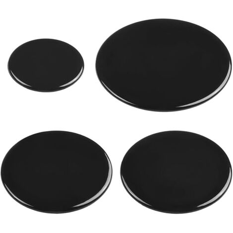 Lot de 4 cache-brûleurs à gaz 55 mm/75 mm/100 mm pour cuisinière à gaz SABAF (plat) (1/5)