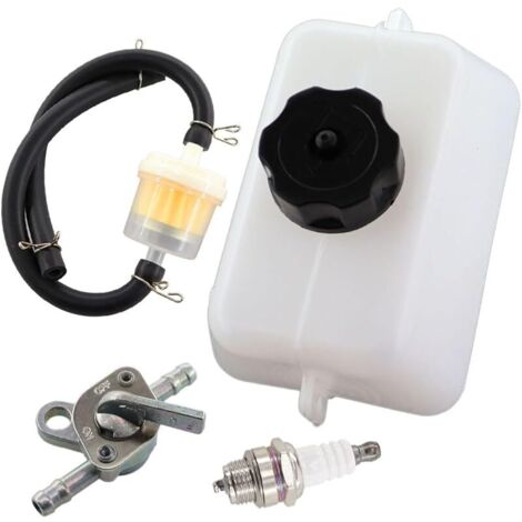 Réservoir de carburant/ gaz, avec robinet à essence, filtre à essence, tuyau d'essence, pour mini motos 2 temps pocket/dirt bike, scooter de 47 et 49 cm³ pour enfant (1/5)