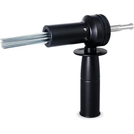 Sourcingmap Lot de 18 aiguilles SDS Tige électrique Marteau Aiguille Scaler Adaptateur, Acier allié Trempé, Outil de Forage de Béton pour la Préparation de surfaces de carrelage de maçonnerie (1/5)