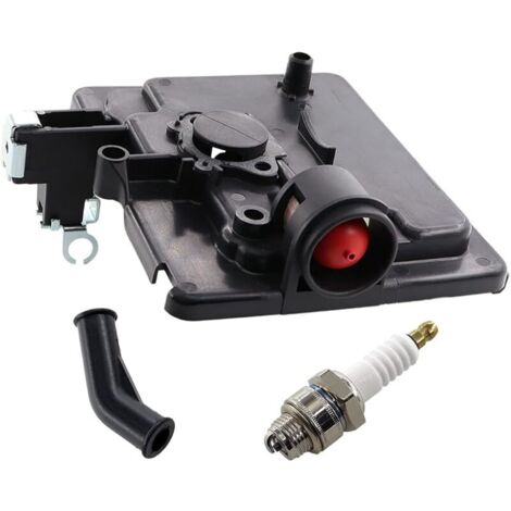 Plaque de base du carter de filtre à air avec bougie d'allumage pour tondeuse à gazon Briggs & Stratton Quantum 795259 792040 691753 496116 122000 224815 (1/5)