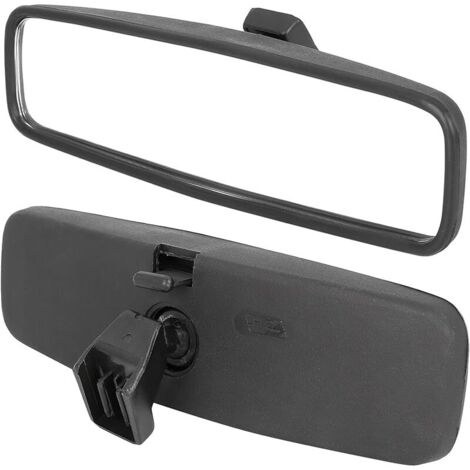 Miroir Intérieur de Voiture 814842, Rétroviseur Voiture Remplacement Panoramique, Rétroviseur Conduite Accompagnée Boîtier ABS épaissi pour Peugeot 107/206/106, Toyota Aygo, Citroën C1, Clio 1/3