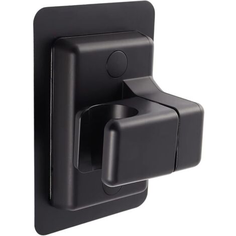 support douche réglable rotatif à 360 °,support douche sans percage,à main support pommeau de douche réglable étanche super puissant support de douche réglable ventouse de salle de bain(noir) (1/5)