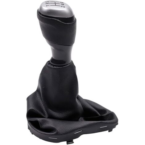 Soufflet de levier de vitesse en cuir synthétique pour Dacia Logan II 2012 2013-2022 Renault Symbol Pen Kit de réparation de cadre anti-poussière (R5) (1/5)