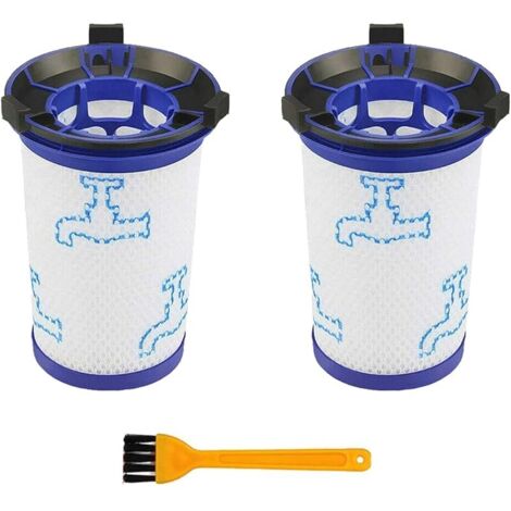 Filtres de rechange pour Rowenta Air Force 360 RH9037 RH9038 RH9039 RH9051WO RH9057WO RH9086WO Aspirateur (en Alternative à ZR009001) (2 x filtres + 1x brosse pour le nettoyage gratuit) (1/4)