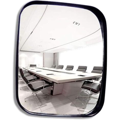 Miroir de circulation grand angle de sécurité convexe pour la famille, pour l'allée, la garage, l'hôpital, le parking, sécurité routière, point unique, intérieur et extérieur, 16  19 cm (20