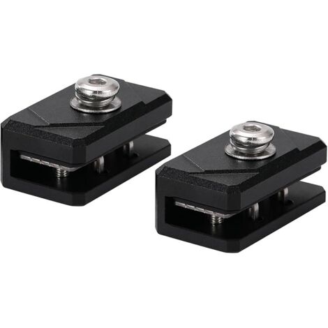 2 Pcs Support fixation pour éclairage capot,supports feux fossé pilier d'éclairage LED,support d'éclairage charnière capot pour camions,SUV,fixation pince en alliage d'aluminium sans perçage (1/5)
