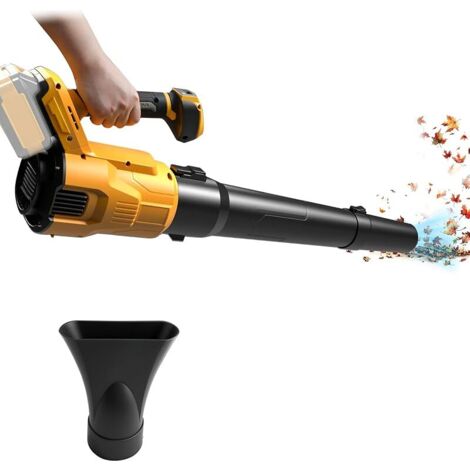 Souffleur de Feuilles sans Fil pour Batterie Dewalt 18 V 20 V, Moteur sans balais 18 500 TR/Min, 58,1 m/s, 13,6 m³/Min, souffleur électrique portatif avec 3 Vitesses pour Jardin, Feuilles (1/5)