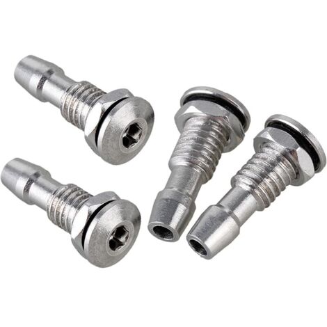 Buse de sortie de mamelons de refroidissement par eau, filetage M6 pour bateau RC Marine, lot de 4, argent (1/5)