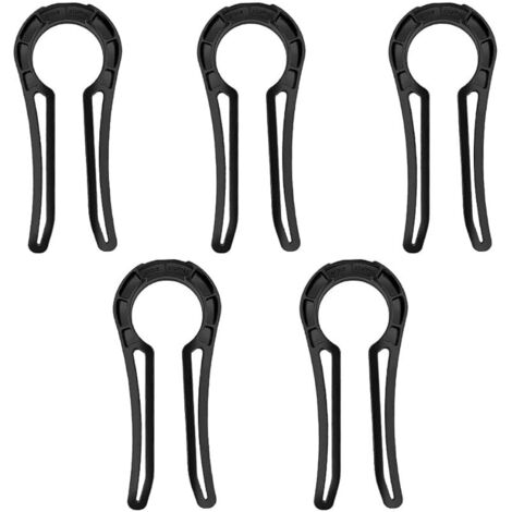 Lot de 5 verrous de bouton de cuisinière à gaz, protection de bouton de four portable pour enfants, protection pour cuisinière à gaz pour bébé, animaux domestiques, cuisine, noir (1/5)