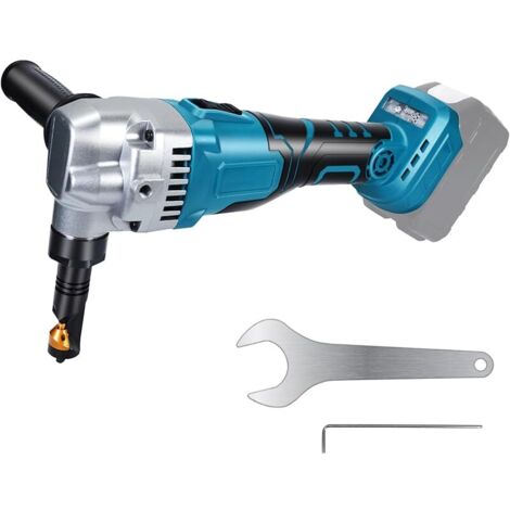 Grignoteuse De Métal Sans Fil Compatible Avec Makita 18v (Batterie Non Incluse), Cisaille À Métaux Électrique Sans Balais À 3 Étages Grignoteuse De Tôle Pour Couper L'acier Inoxydable, L'aluminium (1/5)