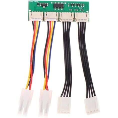 Émulateur de Simulateur de Ventilateur Carré 4 Broches 12 V 4 en 1 Spécial pour S19k Pro Fan Spoofer Dummer (1/5)