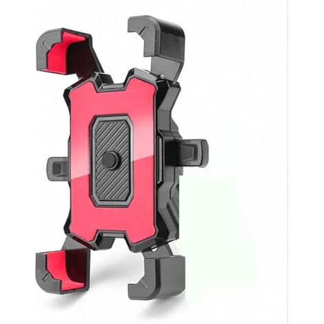 Support de téléphone pour vélo, moto, guidon de téléphone portable, pince de téléphone pour téléphone portable 11/Phone 11 Pro Max, S9, S10 et autres téléphones portables de 11,9 à 17,3 cm (1/2)