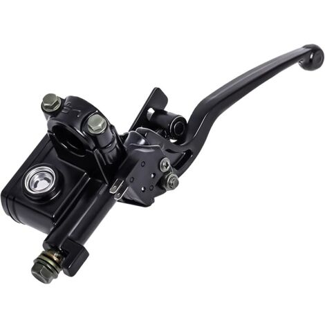 7/8" 22mm Levier de Maître-Cylindre de Frein Hydraulique Droit Avant Universel Pompe pour 50cc 125cc 150cc 250cc GY6 Scooter Quad Atv Dirty Pit Bike (1/5)