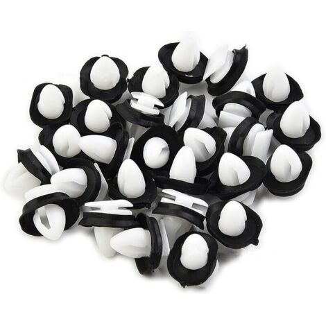 Lot de 100 clips de fixation pour portes de voiture avec joint en caoutchouc 9 mm, clips pour pare-chocs Citroën Jumper, Peugeot Boxer, Fiat (1/5)