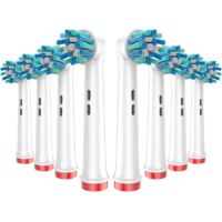 Brossette Compatible avec pour Oral-b, Têtes de Rechange pour Brosse à Dents Electrique Oral-b,8 Pièces