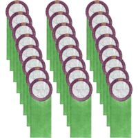 Lot de 24 sacs de rechange 100331 compatibles avec les sacs à dos ProTeam 10 Quart Vacuum CoachVac, Super CoachVac, MegaVac Vacuum avec col circulaire ouvert