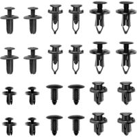 240PCS Clips De Fixation Voiture , Rivet Plastique Et Agrafe Carrosserie, Kit Fixation Cache Moteur, Clips Peugeot Universels Pour Garnitures Auto Et Carrosserie