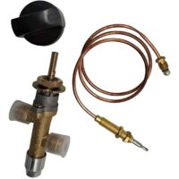 Étoile de mètre Propane lpg Gas Fire Pit Control Safety Valve Flame Failure Device Cock Gas heater Valve with thermocouple and knob