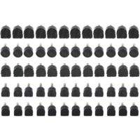 Embouts à Talon, 60pcs (5 taille différente) Chaussures à talons hauts de réparation Conseils Taps Goupille Ascenseurs Remplacement pour Chaussures de Femmes Talons Hauts Conseils Accessoires Noir