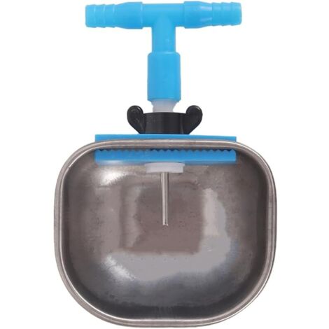 Abreuvoir automatique pour lapins - Lot de 5 abreuvoirs à tétine en acier inoxydable - Accessoire de ferme (1/5)