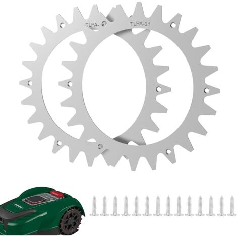 Pointes pour tondeuse à gazon, amélioration de la traction, compatible avec les robots tondeuses Parkside, taille des roues : 212 mm.