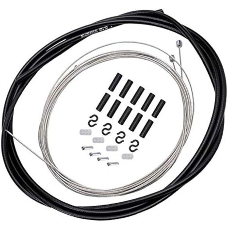 Universel Kit de Fil de Câble de Changement de Vitesse 1.5m Câble de Shifter Avant et 2.1m Câble de Shifter Arrière + Kits de Logement Pour Route VTT Vélo (1/5)