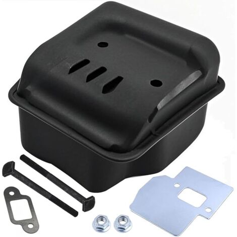 Kit silencieux d'échappement pour Stihl 021 023 025 MS210 MS230 MS250 MS210C MS230C MS250C tronçonneuse références 1123 140 0608 et 1123 140 0606 Avec joint de montage plaque de refroidissement (1/5)
