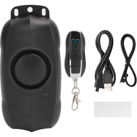 LY-C1 Alarme Antivol pour Moto et Vélo, 150dB, Sans Fil, Étanche, avec Télécommande, Compatible avec Scooter Électrique, Usage Domestique (1/5)