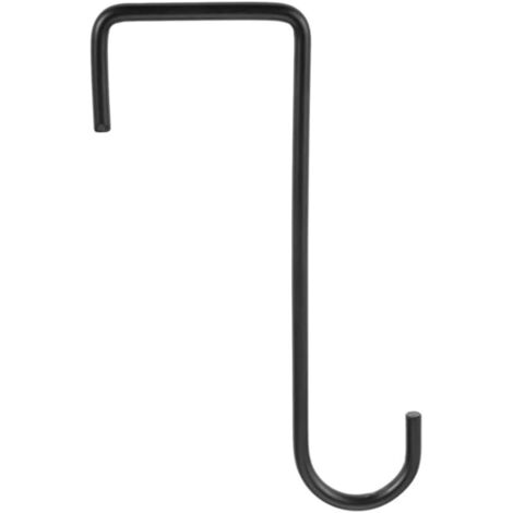 Lot de 8 crochets de clôture en vinyle, crochets de clôture en acier avec revêtement en poudre, crochets de suspension muraux pour plantes (1/5)