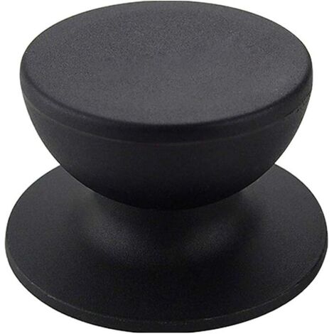 Bouton de couvercle en bakélite, remplacement universel pour couvercle de cuisine, noir (1/5)