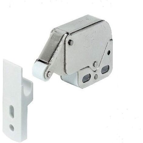 Lot de 2/4 mini loqueteaux à ressort pour portes d'armoire (1/4)