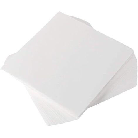 Lot de 50 feuilles de papier sulfurisé carré de 15 x 15 cm pour travaux manuels, presse à hamburger, emballages séparés pour congeler et bonbons (1/5)
