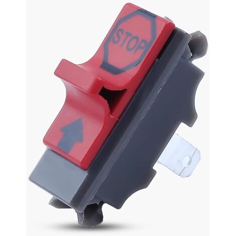 Interrupteur Marche/Arrêt pour Husqvarna 365 371 372 336 385 390 et Jonsered 2063 2065 2165 2071 Interrupteur d'arrêt Tronçonneuse Pièces de Rechange Remplace 503718201 503098302 (1/5)