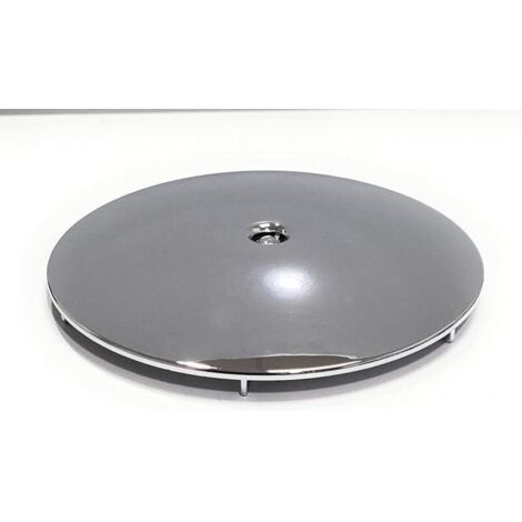 30719719 Dôme en ABS chromé pour bonde évacuation bonde de douche extra-plate, chromé (1/5)
