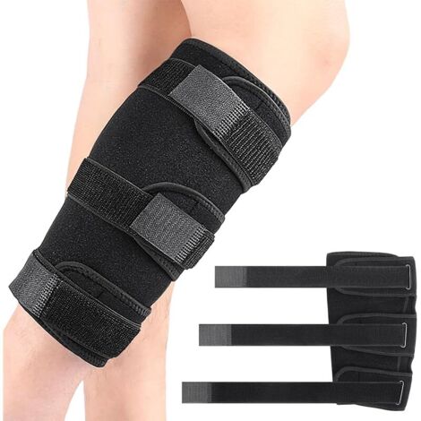 Manchon Compression Mollet Manchon de Compression avec Bandage Extensible Réglable Soutien Attelle Mollet Femme & Homme pour Douleurs, Foulures, Gonflements et crampes aux mollets (1/5)