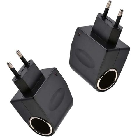 Adaptateur Allume-Cigare 110-240 V vers 12 V, convertisseur CA vers CC avec Prise Europäischer, pour enregistreur de Conduite. (1/5)
