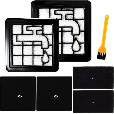 Kit de filtres de rechange XV1220/01, filtre XV1220/01 compatible avec les aspirateurs sans sac série 2000, kit de filtres HEPA pour XB2022/XB2062/XB2122/XB2123/XB2125/XB2140/XB2142 (noir)