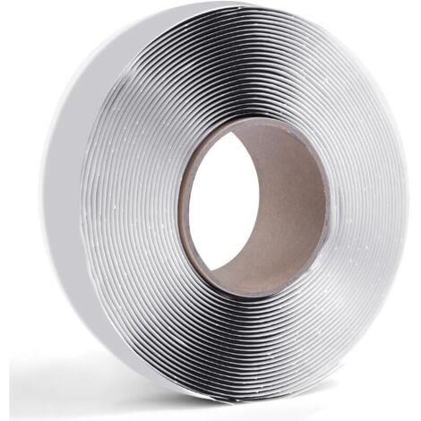 Ruban Butyle Sealant Tape, 2mm x 50mm x 10m Ruban d'étanchéité en caoutchouc étanche à l'eau pour les fuites, automobile camion fenêtre porte RV réparation pare-brise phares toit mastic