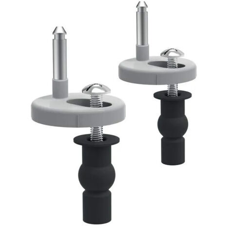Siamp – Charnières abattant pour WC – Acier inoxydable – Durabilité accrue – Fonctionnement optimal