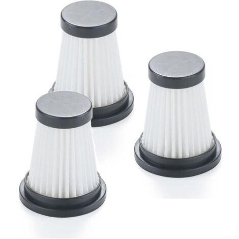 Lot de 3 filtres HEPA de rechange pour aspirateur sans fil pour Moosoo K12 PRO K13 / pour Genius Invictus One 1.0 X7/ 2.0/3.0e
